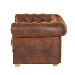 Sofa Upperclass (2-Sitzer) Antiklederlook - Braun