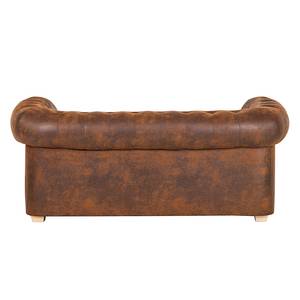 Canapé Upperclas (2 places) Microfibre marron