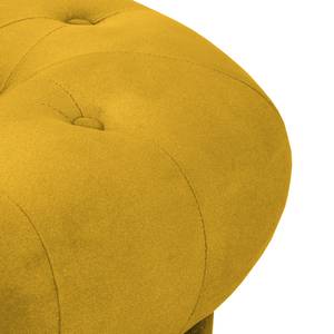 Canapé Upperclass (2 places) Velours - Jaune - Sans coussin