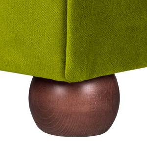 Sofa Upperclass (2-Sitzer) Samt Samtstoff - Grün - 4 Kissen