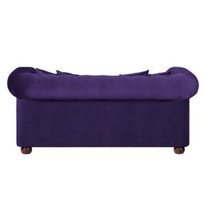 Canapé Upperclass (2 places) Velours - Mauve - 4 coussins