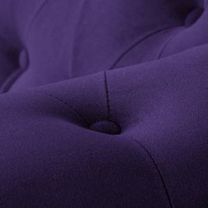 Sofa Upperclass (2-Sitzer) Samt Samtstoff - Violett - 4 Kissen