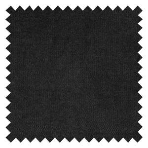 Canapé Upperclass (2 places) Velours - Noir - Sans coussin