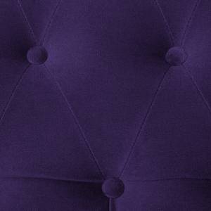 Sofa Upperclass (2-Sitzer) Samt Violett - Ohne Kissen