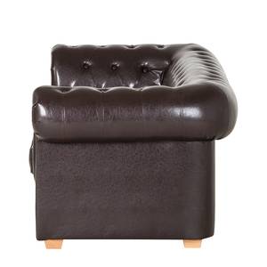 Sofa Upperclass (3-Sitzer) Kunstleder Braun