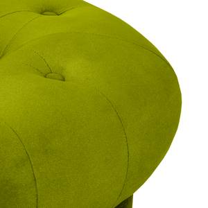 Sofa Upperclass (3-Sitzer) Samt Grün - Ohne Kissen