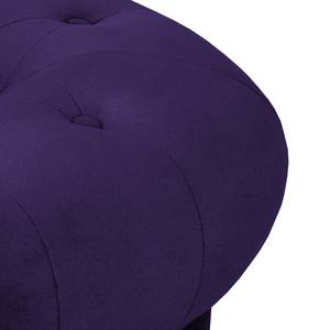 Sofa Upperclass (3-Sitzer) Samt Samtstoff - Violett - 4 Kissen