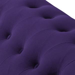 Sofa Upperclass (3-Sitzer) Samt Samtstoff - Violett - 4 Kissen