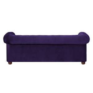 Sofa Upperclass (3-Sitzer) Samt Samtstoff - Violett - Ohne Kissen