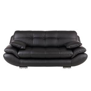 Sofa Vannes (2-Sitzer) Kunstleder Schwarz