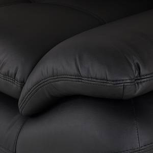 Sofa Vannes (3-Sitzer) Kunstleder Schwarz