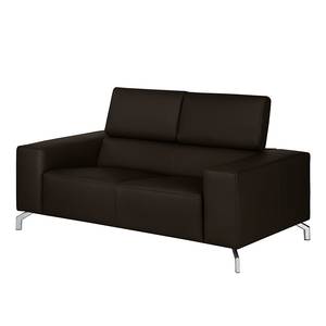 Sofa Varberg (2-Sitzer) Echtleder Echtleder - Dunkelbraun