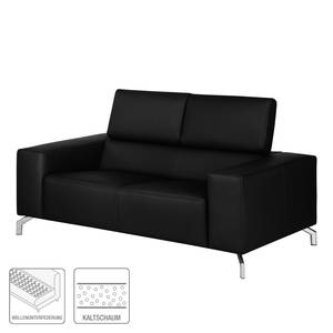 Sofa Varberg I (2-Sitzer) Kunstleder - Schwarz