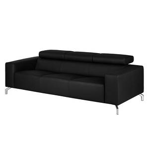 Sofa Varberg (3-Sitzer) Echtleder Echtleder - Schwarz