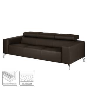 Sofa Varberg I (3-Sitzer) Kunstleder - Vintage Braun