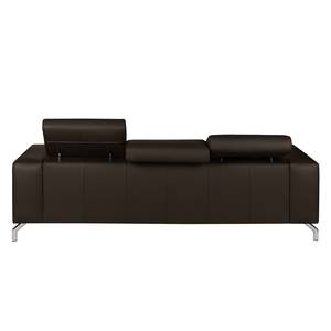 Sofa Varberg I (3-Sitzer) Kunstleder - Vintage Braun