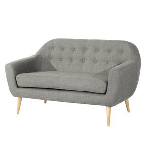 Sofa Viniani (2-Sitzer) Flachgewebe Platin