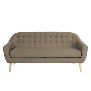 Sofa Viniani (3-Sitzer) Flachgewebe Espresso