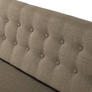 Sofa Viniani (3-Sitzer) Flachgewebe Espresso