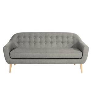 Sofa Viniani (3-Sitzer) Flachgewebe Platin