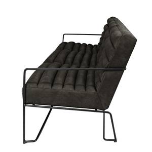 Sofa Voda (3-Sitzer) Antiklederlook - Basalt