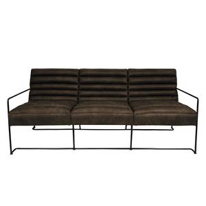 Sofa Voda (3-Sitzer) Antiklederlook - Braungrau