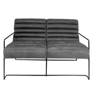 Sofa Voda II (2-Sitzer) antieke leerlook - Grijs