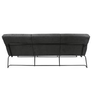 Sofa Voda II (3-Sitzer) Antiklederlook - Dunkelgrau