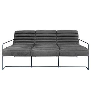 Sofa Voda II (3-Sitzer) antieke leerlook - Grijs