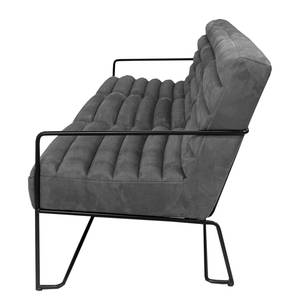 Sofa Voda II (3-Sitzer) Antiklederlook - Grau