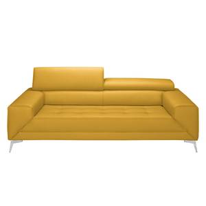 Sofa Walden (3-Sitzer) Echtleder Echtleder - Safrangelb