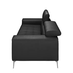 Sofa Walden (3-Sitzer) Kunstleder Kunstleder - Schwarz