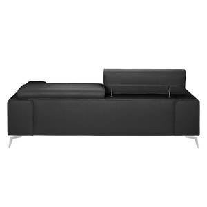 Sofa Walden (3-Sitzer) Kunstleder Kunstleder - Schwarz