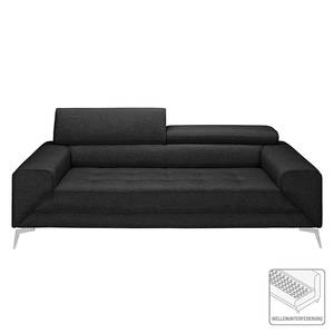 Sofa Walden (3-Sitzer) Webstoff Webstoff - Schwarz