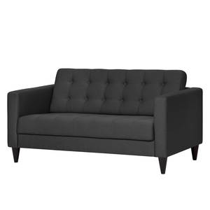 Sofa Wallace (2-Sitzer) Webstoff Stoff Lotana: Anthrazit