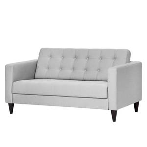 Sofa Wallace (2-Sitzer) Webstoff Stoff Lotana: Hellgrau