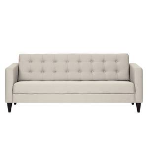 Sofa Wallace (3-Sitzer) Webstoff Stoff Lotana: Hellbeige