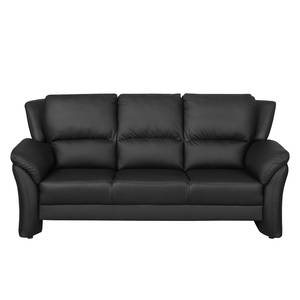 Sofa Windom (3-Sitzer) Kunstleder - Schwarz