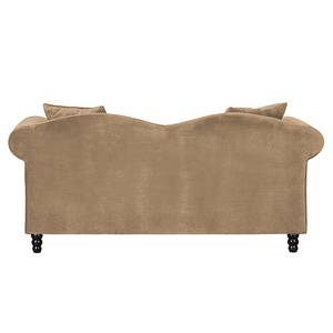 Sofa York (2-Sitzer) Samtstoff Beige