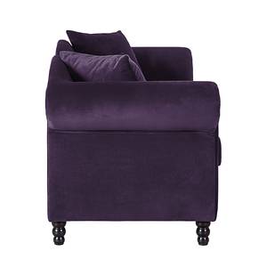 Sofa York (3-Sitzer) Samt Stoff Chepi: Violett