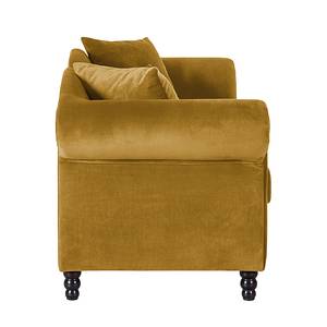 Sofa York (3-Sitzer) Samt Stoff Chepi: Senfgelb