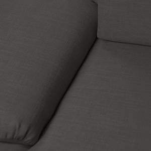 Sofa Yovanna (3-Sitzer) Webstoff Anthrazit