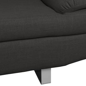 Sofa Yovanna (3-Sitzer) Webstoff Anthrazit