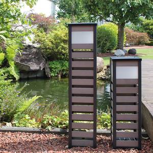 Solarlamp Quincy I aluminium/kunststof