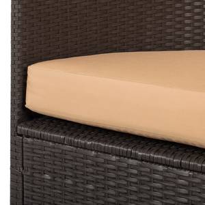 Sonneninsel Paradise Lounge M Polyrattan Graubraun/Beige