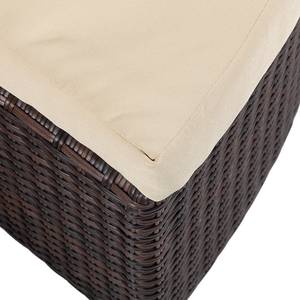 Premium Sonneninsel Paradise Lounge Polyrattan - Aluminiumrahmen - Braun / Beige