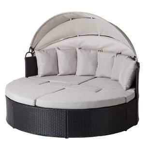 Sonneninsel Paradise Lounge Webstoff / Polyrattan - Grau