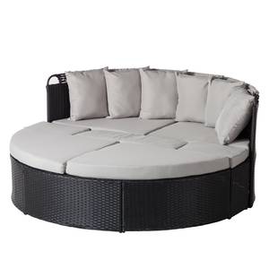 Sonneninsel Paradise Lounge Webstoff / Polyrattan - Grau