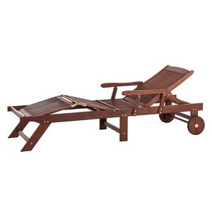 Chaise longue Euka Nature II Bois marron