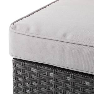 Lettino da sole Paradise Lounge Polyrattan Grigio